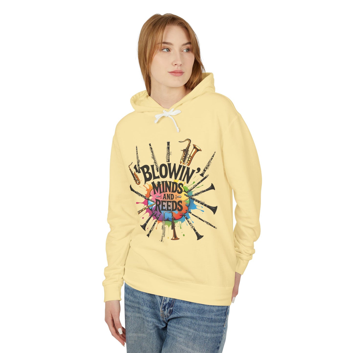 "Blowin' Minds" Unisex Lightweight Hoodie