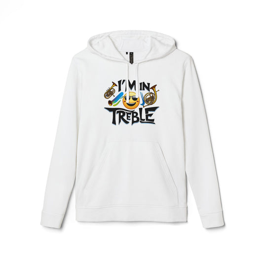 "I'm in Treble" Unisex Cozy Fleece Adidas Hoodie