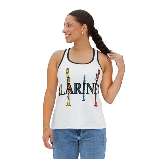 Colorful "Clarinet" Women's Tank Top