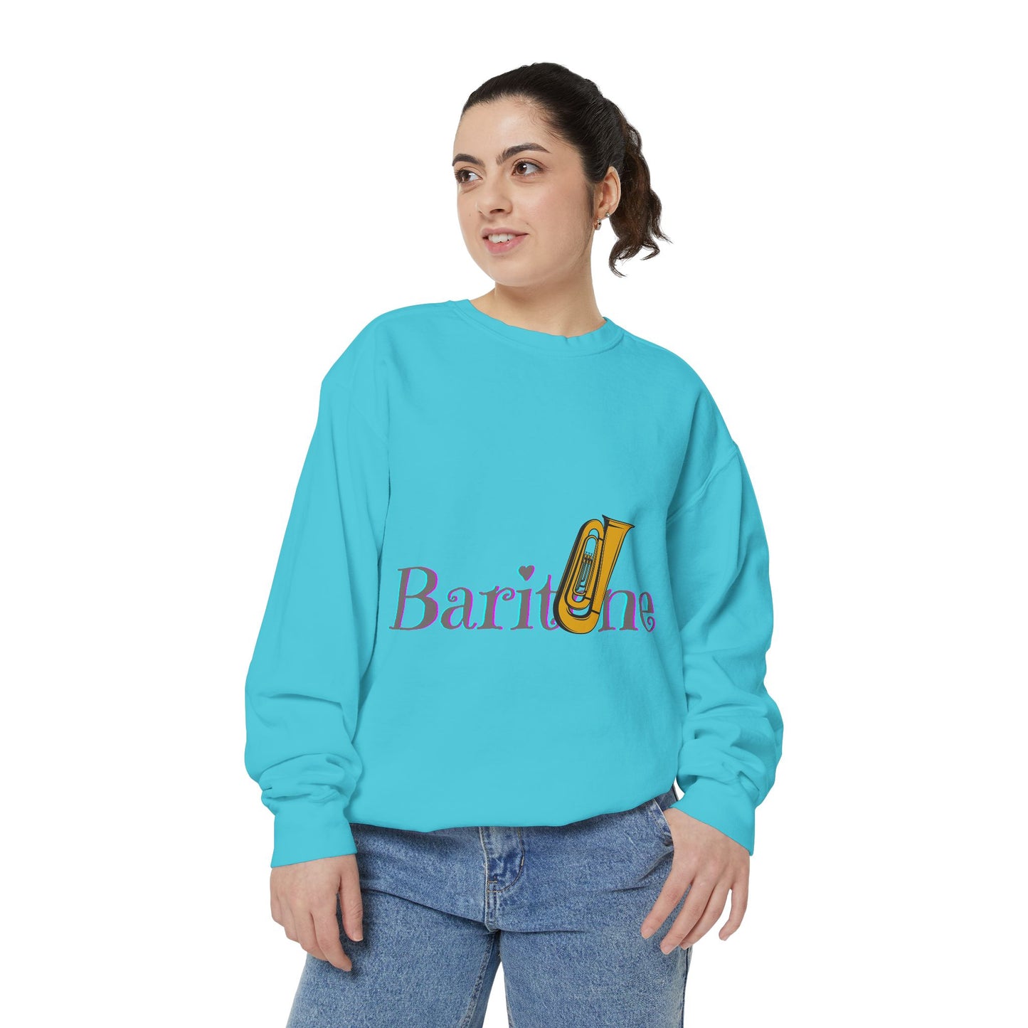 "Baritone" Unisex Garment-Dyed Sweatshirt