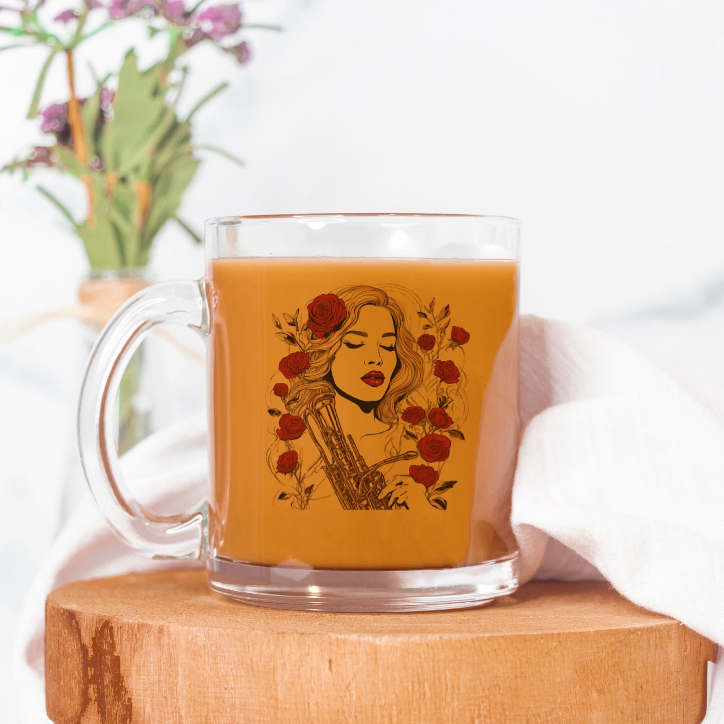 "Ladies Of Brass" Mug Glass