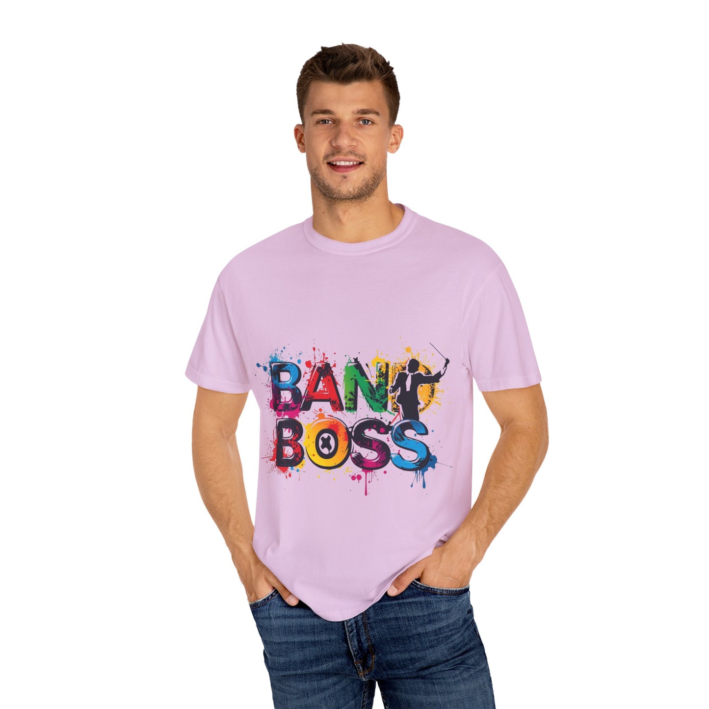 "Band Boss" Unisex  Garment Dyed T-Shirt