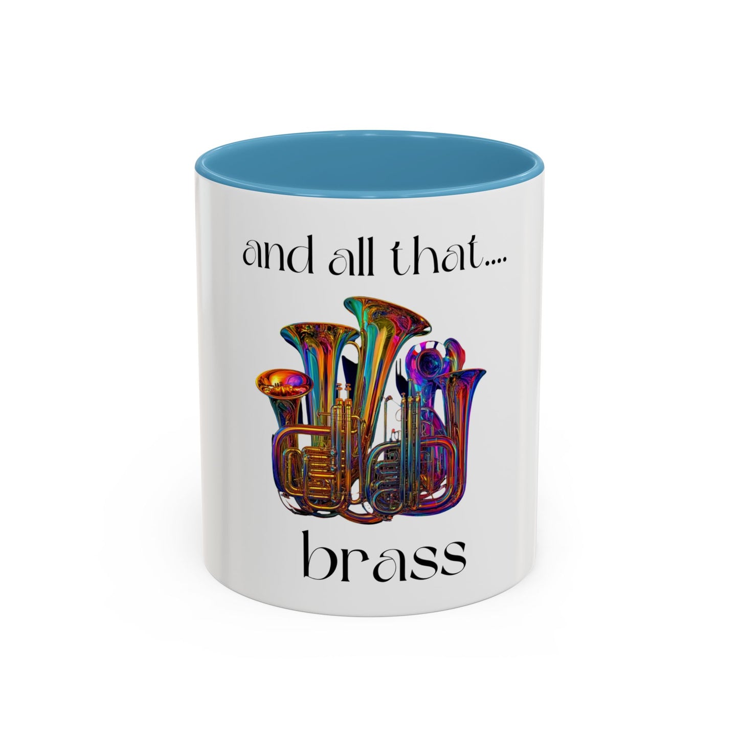 "All That Brass" Accent Coffee Mug (11, 15oz)