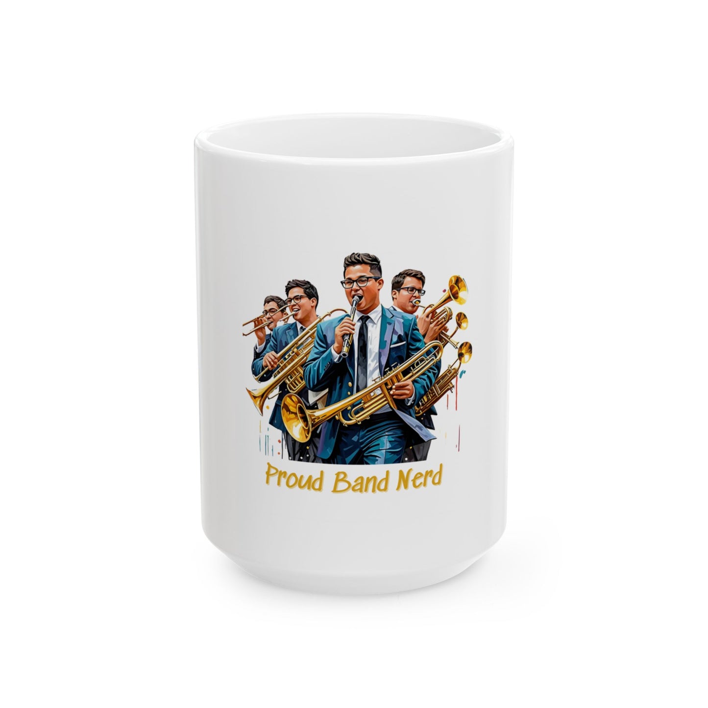 "Band Nerd" Ceramic Mug, (11oz, 15oz)