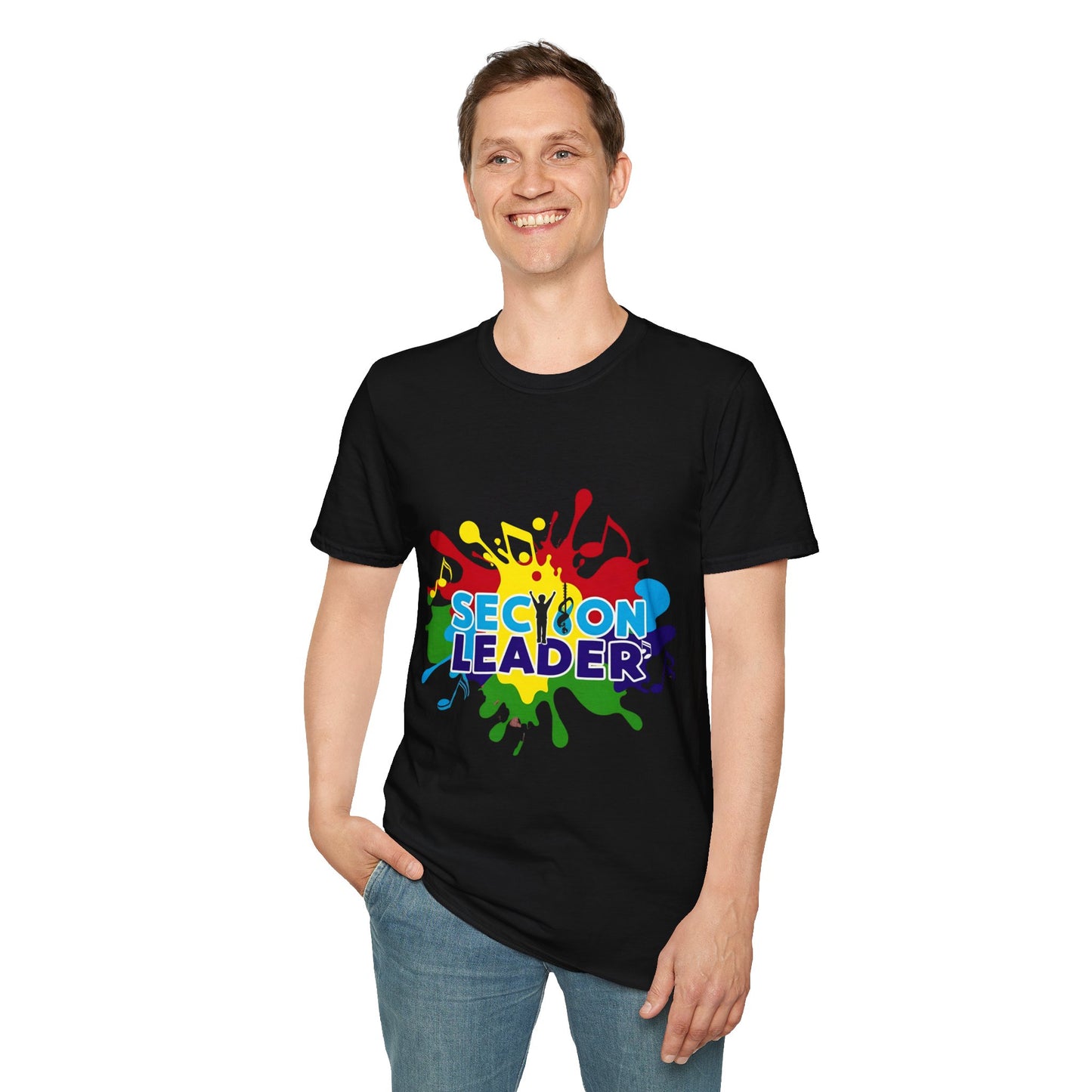 Splash Paint "Section Leader" Unisex Soft-style T-Shirt