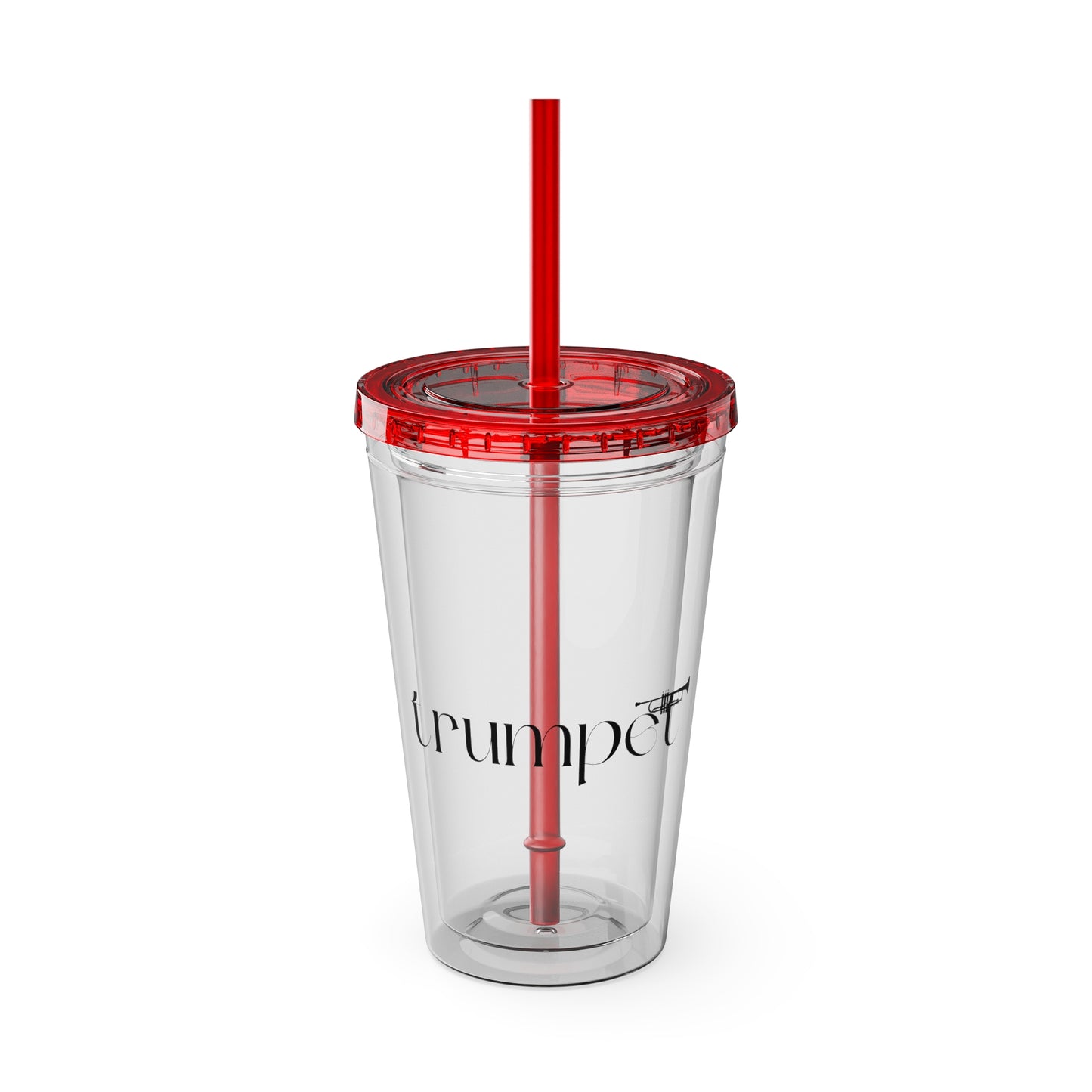 Sun-splash Tumbler with Straw, 16 oz.