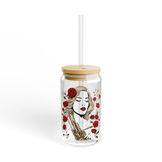 "Ladies Of Brass" Sipper Glass, 16 oz.