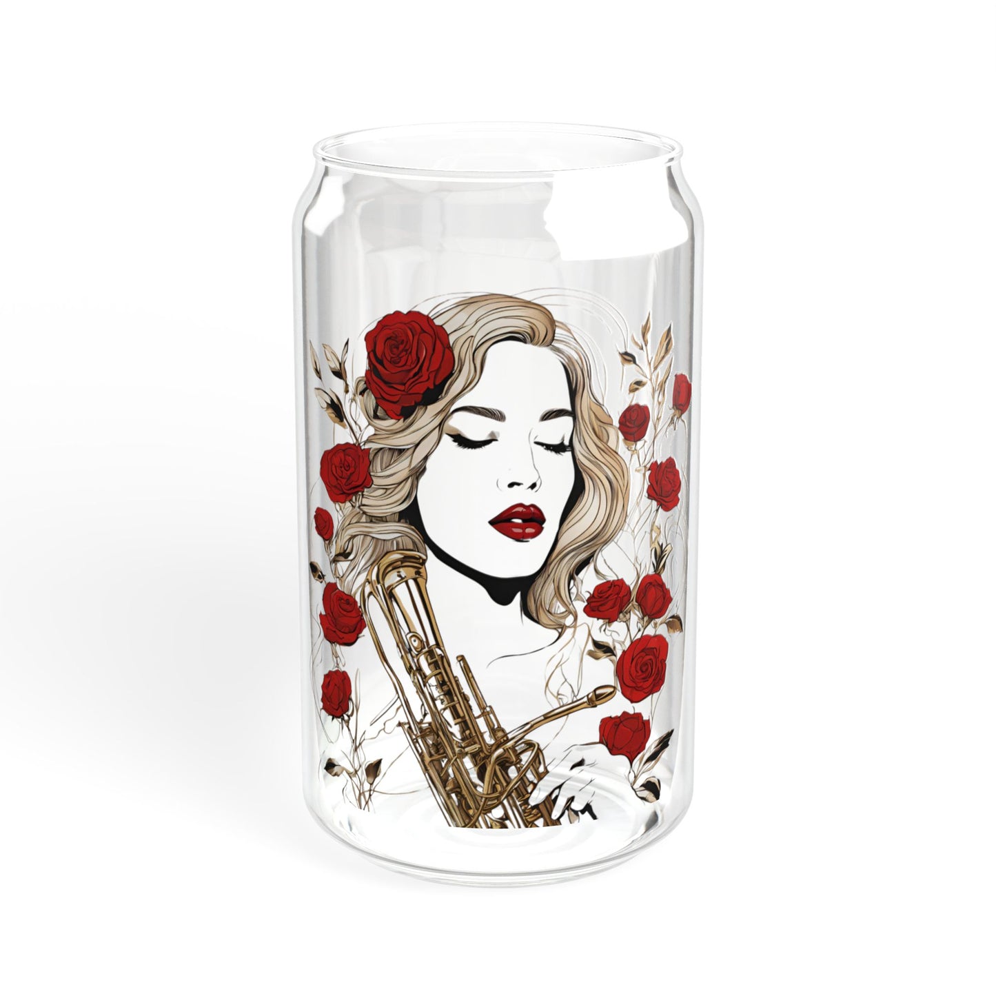 "Ladies Of Brass" Sipper Glass, 16 oz.