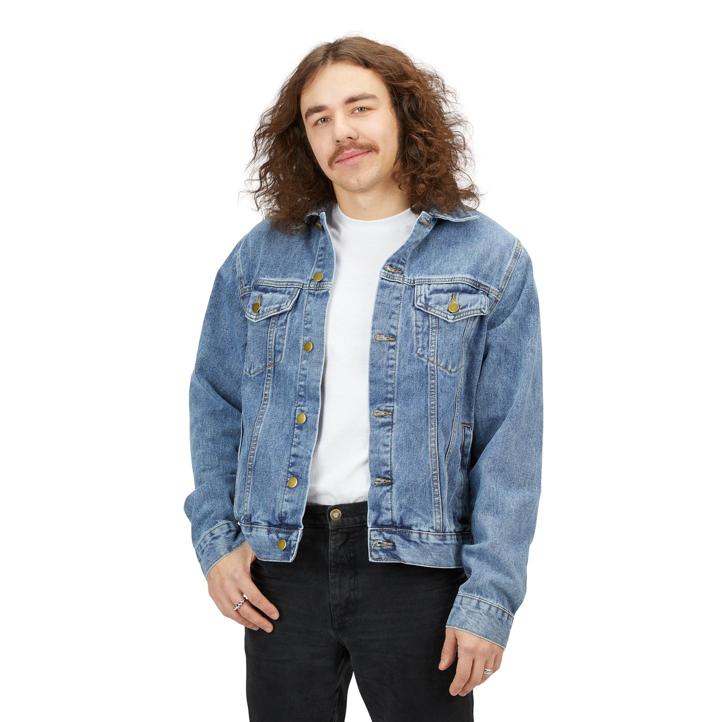 "Brassy" Men's Denim Jacket