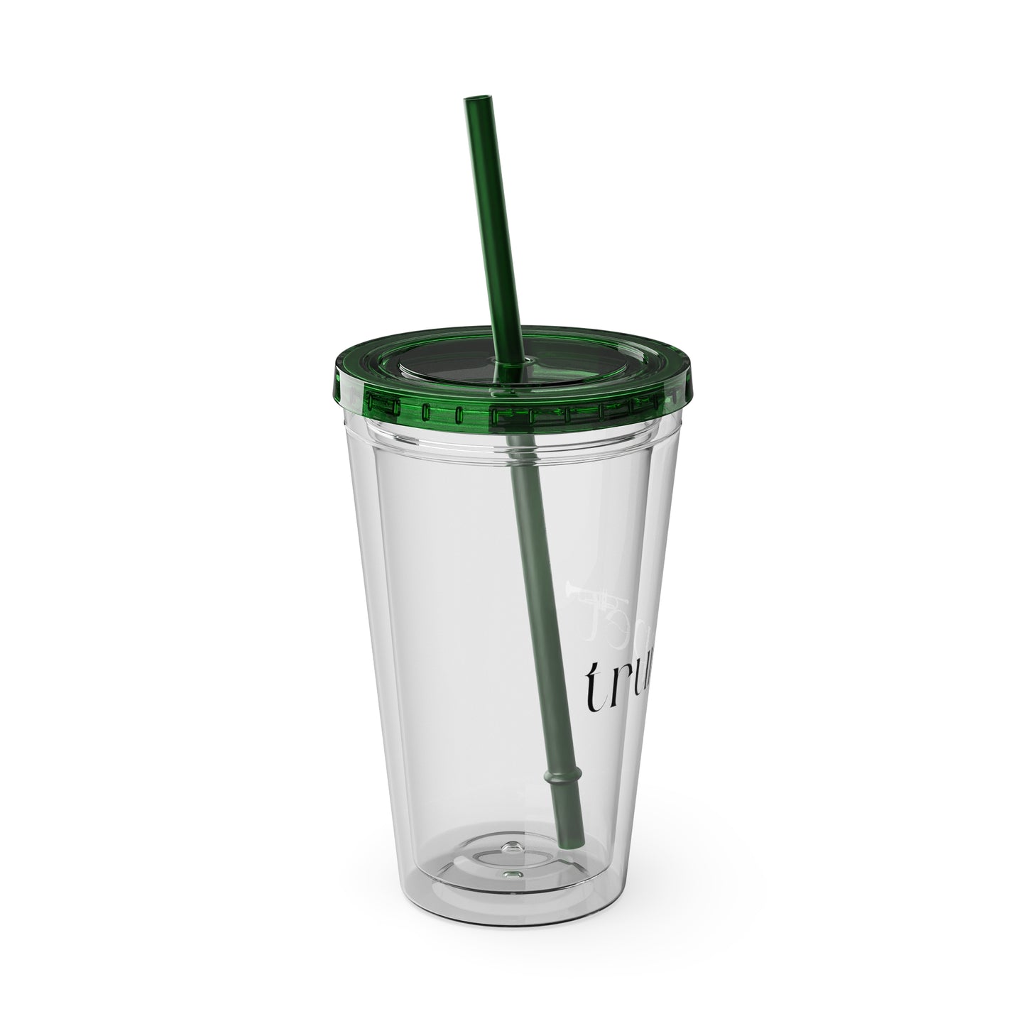 Sun-splash Tumbler with Straw, 16 oz.