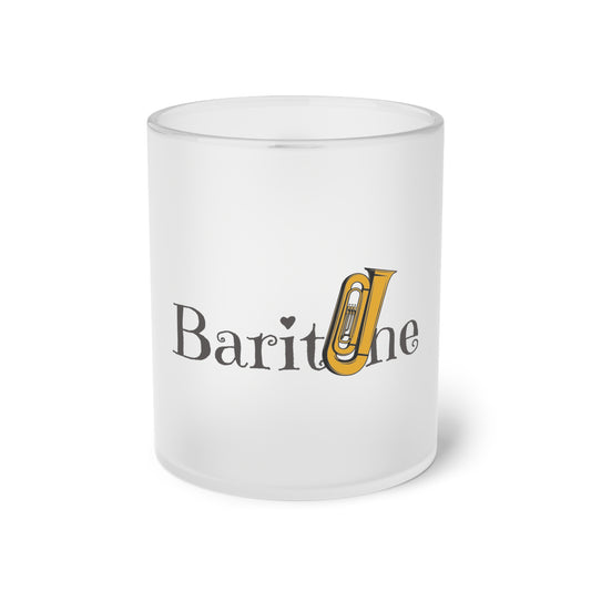 Baritone Frosted Glass Mug