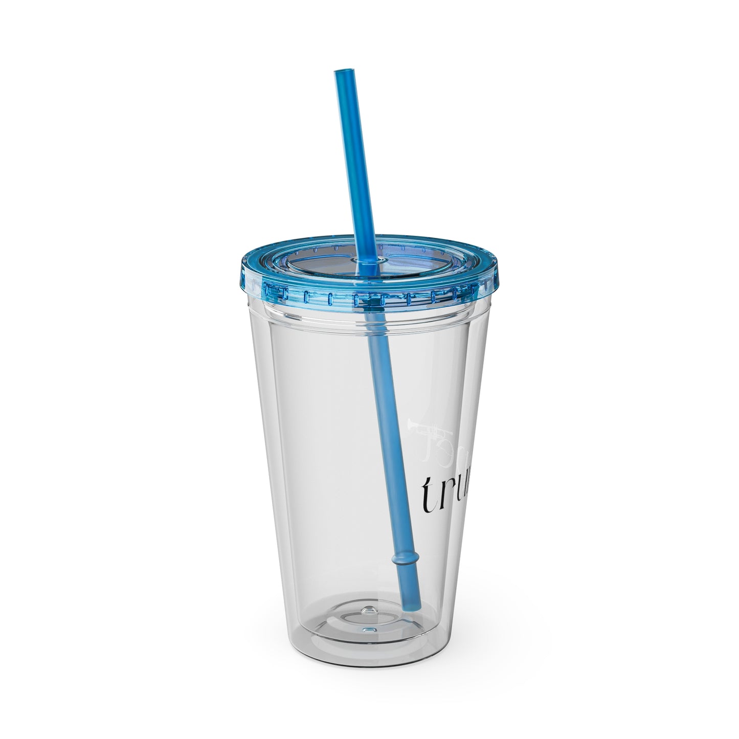 Sun-splash Tumbler with Straw, 16 oz.