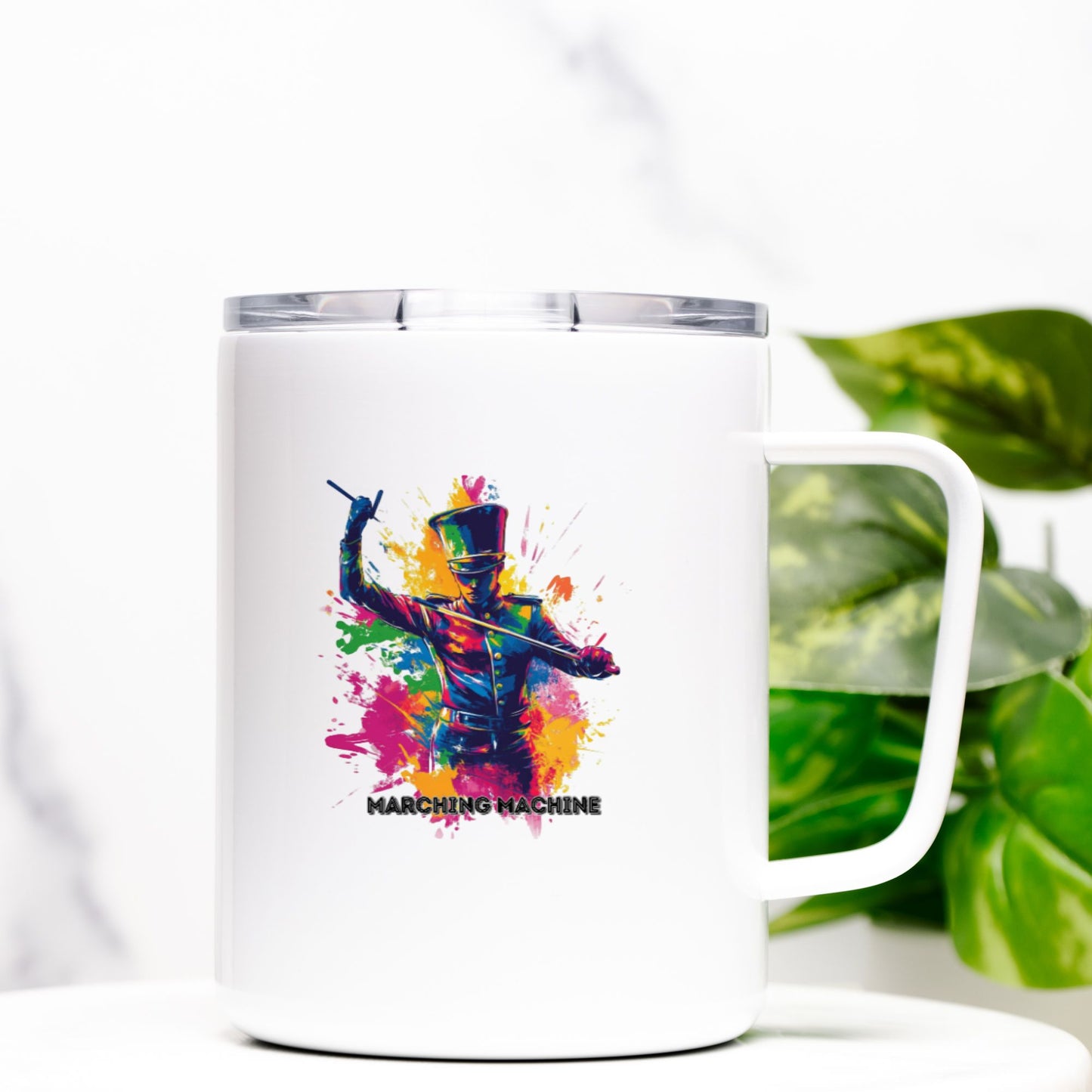 "Marching Machine" Travel Mug w/ Lid 10 oz.