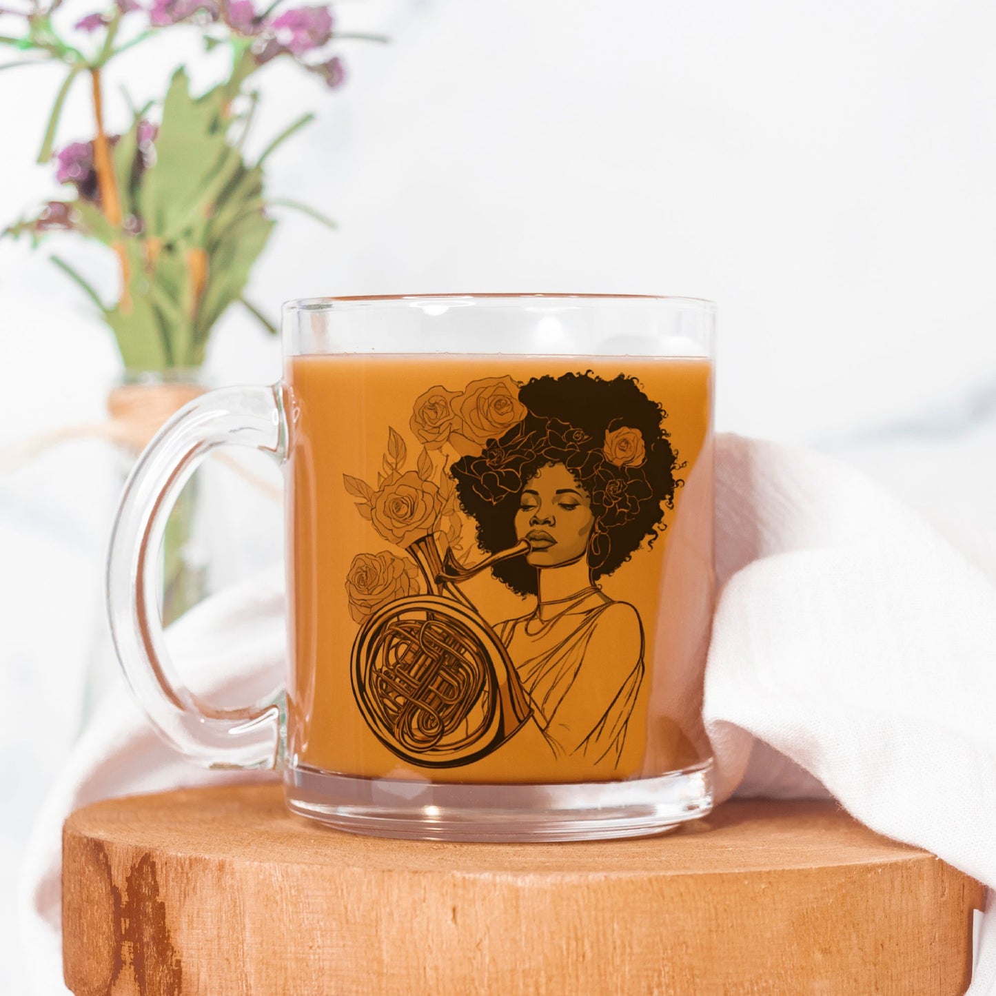 "Ladies Of Brass" Mug Glass