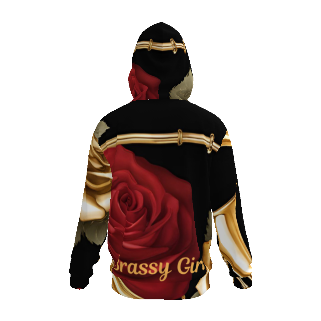 "Brassy Girl" Unisex All-Over Print Unisex Basic Hoodie