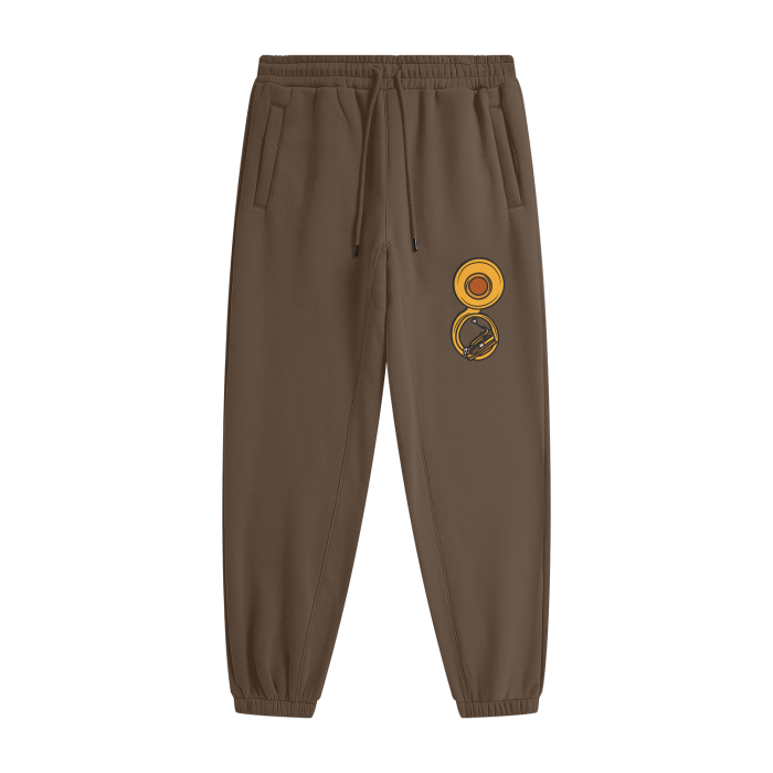 "Tuba" Street-wear Unisex Fleece Joggers