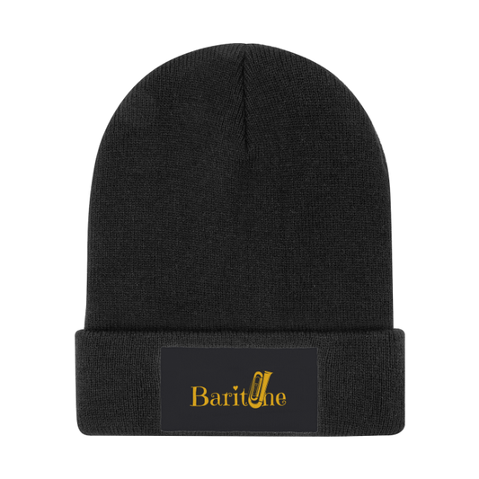 "Baritone" Street-wear Custom High-quality Knit Beanie